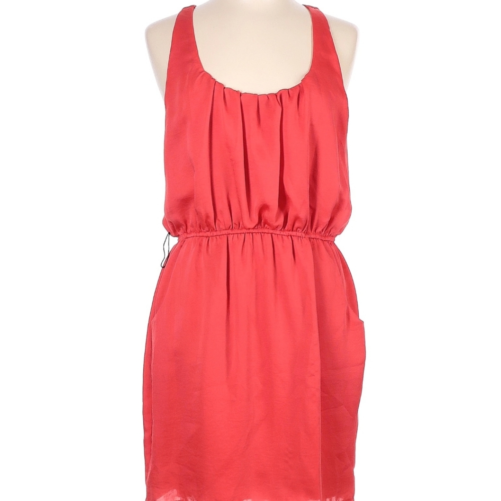 City Triangles -Chic and Easy Red Orange Dress, Size L